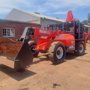 2006 Manitou MLB 625T Telehandler with backhoe