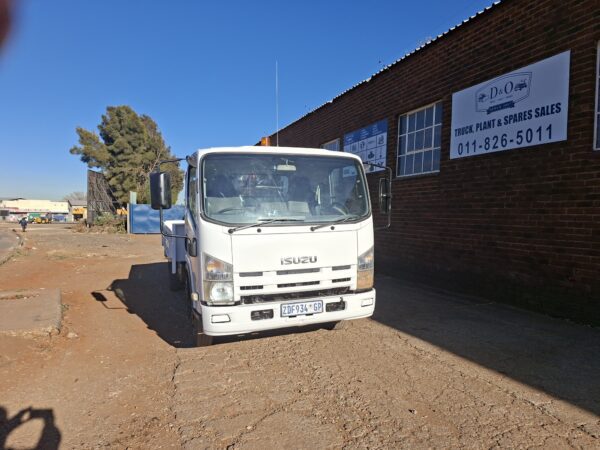 2010 Isuzu NPR400 dropside 4x2 with Palfinger PC2300A crane