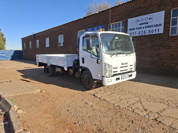 2010 Isuzu NPR400 dropside 4x2 with Palfinger PC2300A crane