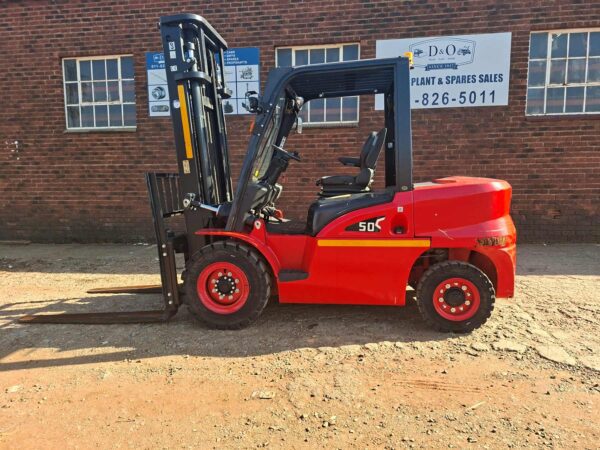 Full view of a Forklift