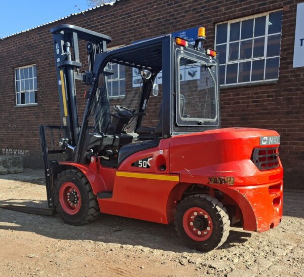 Full view of a Forklift