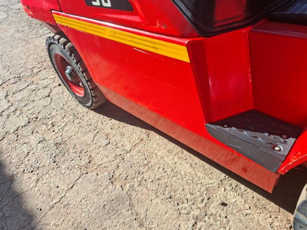Forklift side view